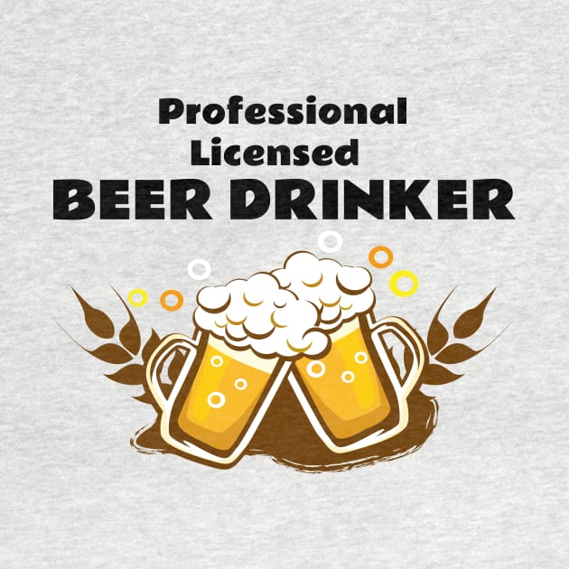 Professional beer drinker by Wavey's